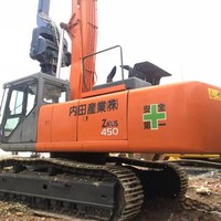 Excavadora Hitachi ZAXIS450 Personalizable con Brazo Largo y Cizalla Hidráulica, Excavadora de Orugas de Servicio Pesado ZX450