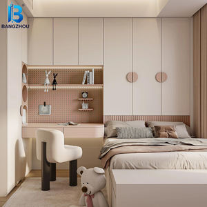 Armario Moderno de Madera Maciza en Forma de L, Ahorra Espacio, Muebles de Dormitorio, Diseño de Armario Esquinero Personalizado para Apartamentos y Hospitales - Product Image 6