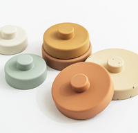 Ensemble de 6 jouets de construction empilables pour bébé en silicone incassable, jeu éducatif, fabriqué en silicone souple mais résistant, 100% de qualité alimentaire