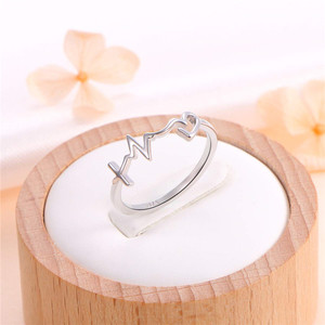 Gioielli Cristiani <span class=keywords><strong>Anello</strong></span> in <span class=keywords><strong>Argento</strong></span> Sterling 925 con Croce Cuore <span class=keywords><strong>Fede</strong></span> Speranza Amore per Donne - Product Image 4