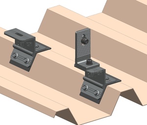 Support de montage <span class=keywords><strong>solaire</strong></span> en aluminium en gros, structure de <span class=keywords><strong>fixation</strong></span> pénétrante pour toit en tuiles, toit trapézoïdal |   <span class=keywords><strong>Panneau</strong></span> d'art - Product Image 1