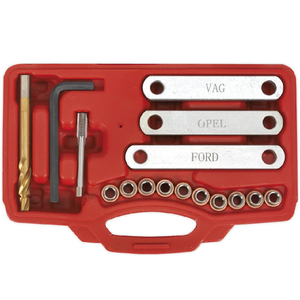 Kit d'outils <span class=keywords><strong>de</strong></span> réparation <span class=keywords><strong>de</strong></span> <span class=keywords><strong>filetage</strong></span> d'étrier <span class=keywords><strong>de</strong></span> <span class=keywords><strong>frein</strong></span> avec foret pour VAG Opel Ford - Product Image 5
