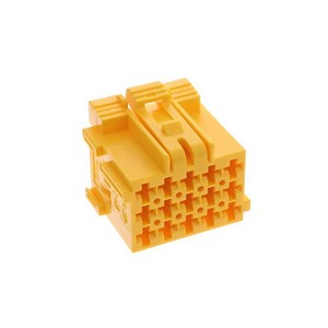 Agent Service 1-967623-3 Carcasas de conectores rectangulares de 15 posiciones Receptáculo 5,00mm Colgante libre en línea 19676233 Amarillo - Product Image 1