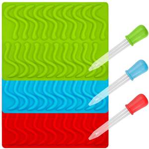 Worm-moldes de silicona antiadherentes 3d personalizados para Fondant, moldes de silicona para bandeja, molde de Chocolate, herramientas de pastel, moldes personalizados - Product Image 3