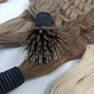 Nano Extensions de Cheveux Invisible Nano perles Remy Cheveux Humains Pré-Collé Naturel Nano Anneau Extensions de Cheveux - Product Image 2