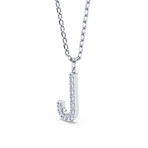 Colgante de Letra Mayúscula Personalizado al por Mayor con Diamante Cultivado en Laboratorio VVS VS EF en Plata de Ley 925 con Acabado en Oro - Product Image 4