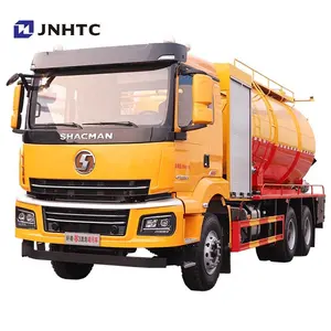 Shacman E3 truk Tanker penyedot debu, truk tangki Suction bahan bakar, harga bagus 300HP 340HP