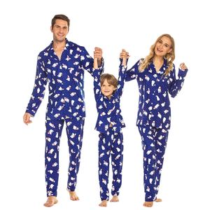 Vêtements assortis pour la famille OEM, tenues de soirée pour bébés filles et garçons, ensemble mère-père - Respirant, style Europe-Amérique, pyjama de Noël - Product Image 1