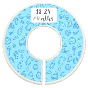 Set di 8 vestiti da neonato a bambino divisore di dimensioni dell'<span class=keywords><strong>armadio</strong></span> <span class=keywords><strong>per</strong></span> bambini <span class=keywords><strong>divisori</strong></span> di dimensioni <span class=keywords><strong>per</strong></span> vestiti - Product Image 3