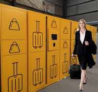 Casier de rangement de bagages intelligent personnalisable en réseau casier à bagages intelligent armoire de rangement électronique intelligente d'aéroport