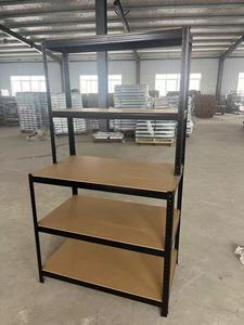 Estantería Metálica de 5 Niveles para Almacén, con Banco de Trabajo, Diseño sin Pernos, Recubrimiento en Polvo, Gran Oferta - Product Image 2