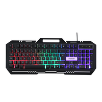 Kit de Juego OEM, Combo de Teclado y Ratón, Auriculares para Juegos, Alfombrilla para Ratón, RGB 4 en 1, Teclado para Juegos con Retroiluminación LED USB con Cable