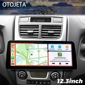Écran 12,3 pouces Android 15 Lecteur vidéo de voiture Radio Stéréo pour KIA Sportage 2004-2010 GPS Multimédia Carplay Autoradio - Product Image 1