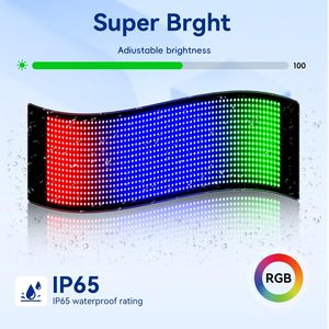 ไฟ LED ป้าย NEMGOME ลายตาปีศาจ ขนาด 13.6 x 4.1 นิ้ว ใช้พอร์ต USB 5V ควบคุมผ่านแอพพลิเคชั่น สำหรับตกแต่งภายในรถยนต์ - Product Image 6