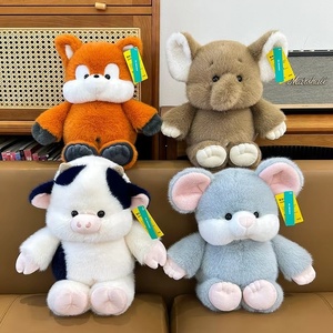 Various Animal Plush Toys, Fuzzy Ornaments, Cute Home <b>Decorations</b>, Suitable for Boys and Girls As Gift Items for Festivals - Product Image 4