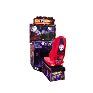 Máquina de Juego de Carreras Dinámica Operada con Monedas, Simulador de Conducción con Vibración para Salón de Juegos - Product Image 3