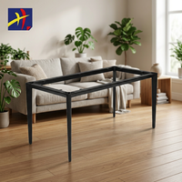 Table électrique réglable en hauteur moderne en aluminium noir avec pieds chromés pour bureau, poste de travail, salle à manger, école