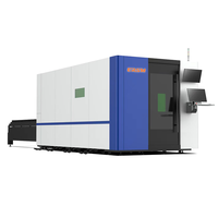 Machine de découpe laser à fibre à double plateforme en acier inoxydable et en métal 3000W/6000W/12000W
