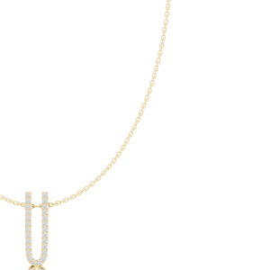 Latest Design Pavé Diamond U Shaped Horseshoe Arch Pendant <b>Necklace</b> Luxury Jewelry for Women Gift for Export Price - Product Image 4