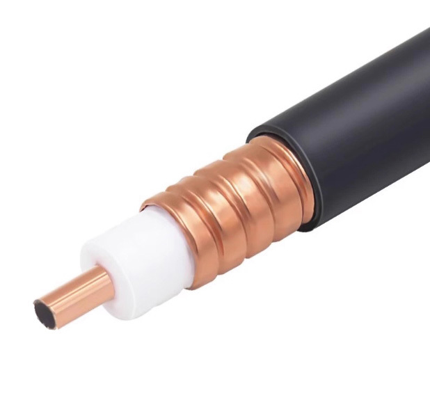 Corrugated Coaxial Cable Rf Feeder 7/8 Lcf Cable Popular Product 50ohm Telecommunication 1/2" Feeder Cable Rohs
