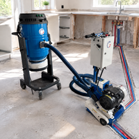 Machine de fraisage pour chauffage au sol 4KW 90kg, rainureuse automatique pour sols en béton, pour une installation rapide de tuyaux sur béton
