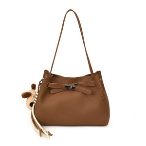 2026pu <strong>Luxury</strong> Tote Women's Single Shoulder Crossbody Bag Versatile Waterproof Light Bag Set Portable Durable - Product Image 5