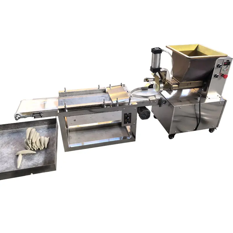 New typle low price high quality china croissant toast baguette forming machine for candy shop