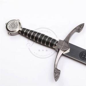 ดาบจำลองอาวุธของเจ้าชายเอ็ดเวิร์ดแห่งยุคกลาง พร้อมแผ่นฐานตั้งโชว์ - Product Image 4