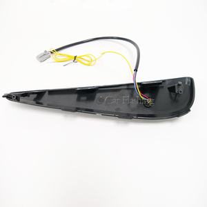 Luz LED de Conducción Diurna para Toyota <span class=keywords><strong>Prius</strong></span> 2019 2020 2021 2022 <span class=keywords><strong>2023</strong></span>, Blanca, con Intermitente <span class=keywords><strong>Amarillo</strong></span> y Cubierta de Luz Antiniebla - Product Image 3