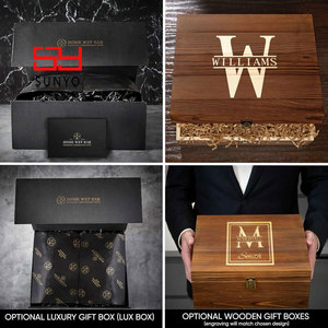 SUNYO Kit <span class=keywords><strong>de</strong></span> Whisky en Oferta con Decantador, <span class=keywords><strong>Vasos</strong></span> <span class=keywords><strong>de</strong></span> Cristal sin Plomo, Caja <span class=keywords><strong>de</strong></span> Madera, Set <span class=keywords><strong>de</strong></span> Regalo con Logotipo Personalizado - Product Image 2