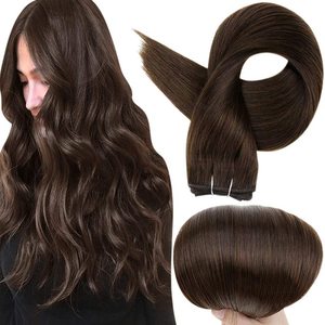 12A grado salone di qualità marrone scuro #2 #4 #6 fasci di estensione dei <span class=keywords><strong>capelli</strong></span> di trama dei <span class=keywords><strong>capelli</strong></span> umani vergini europei pieni di colore per il bianco - Product Image 1
