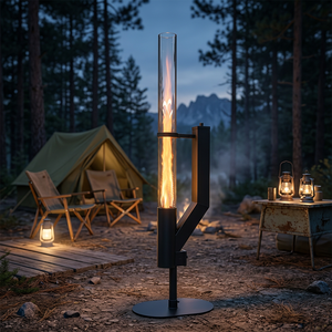 <span class=keywords><strong>Stufa</strong></span> <span class=keywords><strong>a</strong></span> Pellet per Esterni Stile Fattoria, Riscaldatore da Patio per Terrazza, Cortile e Giardino - Product Image 4