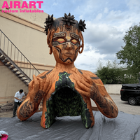Arche gonflable géante Déesse de la Forêt, tunnel gonflable personnalisé avec impression Femme Esprit Arbre, accessoire d'entrée pour festival de musique