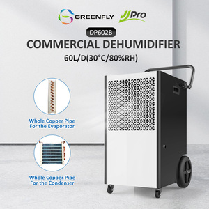 GREENFLY JJPRO 2025 Déshumidificateur 60L à usage commercial Nouveau-venu Poussoir à la main Sous-sol Garage Entrepôt Facile à déplacer pour la maison - Product Image 2