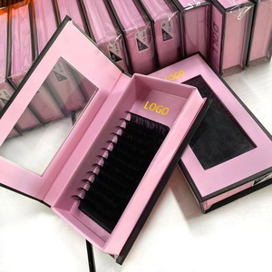 Pestañas Pinky Leem con Estuche y Pegamento, Pestañas de Tira Completa de Mink de 25 mm, Pestañas de Seda Naturales al por Mayor, Pestañas de Mink 5D/3D Esponjosas - Product Image 1