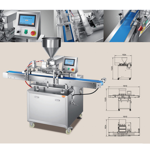 Machine automatique haute performance pour l'injection de crème dans les éclairs, choux, pains, gâteaux et croissants (machine de remplissage latéral) - Product Image 2