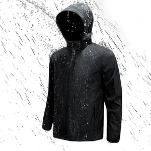 Outdoor Jacket Thin Section Soft Shell Mountaineering Suit Breathable Wear-resistant Windproof Waterproof Men's Jacket Coat