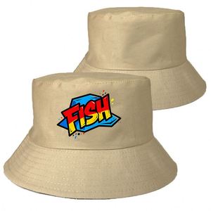 <b>Plain</b> Bucket <b>Cap</b> 100% Cotton Customize Blank <b>Cap</b> - Product Image 2