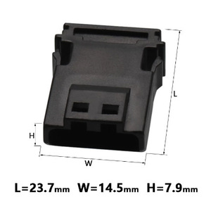 Conector Automotriz Impermeable de 4 Pines MX19004P51, Material PBT, Clasificación IP20, Arnés de Cableado con Terminales Macho y Hembra - Product Image 2