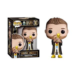 Figura de PVC de Lionel Messi, Campeón de <span class=keywords><strong>Argentina</strong></span> - Juguete de Vinilo de 4 Pulgadas de la Estrella del Fútbol para Coleccionistas de la Temporada de Fútbol 2026 - Product Image 1