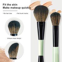 2025 nouveau Design fibre poils marque privée en gros personnalisé meilleur double extrémité luxe végétalien haute qualité pinceaux de maquillage pour les femmes