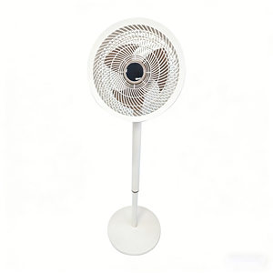 Electric Mechanical Plastic Floor <b>Fan</b> 14 Inch Strong Wind Standing Customizable OEM Auto Rotation <b>Remote</b> Adjustable Height - Product Image 3