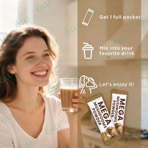 Органический порошок грибов OLLI OEM/ODM: чага, львиная грива, кордицепс, рейши — сертифицирован HALAL, ISO, KOSHER, высший сорт, для поддержки иммунитета - Product Image 4