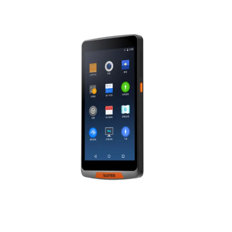 Sunmi M2 Android POS ระบบมือถือร้านอาหาร PDA ระบบการสั่งซื้อแบบไร้สายที่มี5 "หน้าจอสัมผัสเครื่องสแกนบาร์โค้ด WIFI
