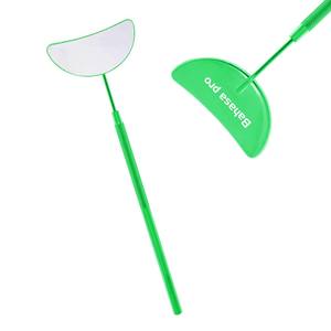 Half Moon Shape Lash Mirror Green <b>Makeup</b> Tool for Eyelash Extension Supplies Custom Made Mirror for Lashes Extensions Bahasa Pro - Product Image 5
