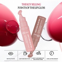 O'CHEAL Light Lock-In Matte Lip Tint 4 Warna Tahan Lama Tidak Luntur Lip Stain Cair Matte Lip Gloss Anti Luntur