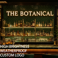 Lettres lumineuses frontales personnalisées en acier inoxydable, étanches, avec LED, pour enseigne publicitaire de salon de beauté