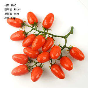 Faux Fruit Tomate Modèle Petite Tomate Affichage Article Photographie Éducation Précoce Jouet Décoration En Plastique Artificielle <span class=keywords><strong>Cerise</strong></span> Tomate - Product Image 4