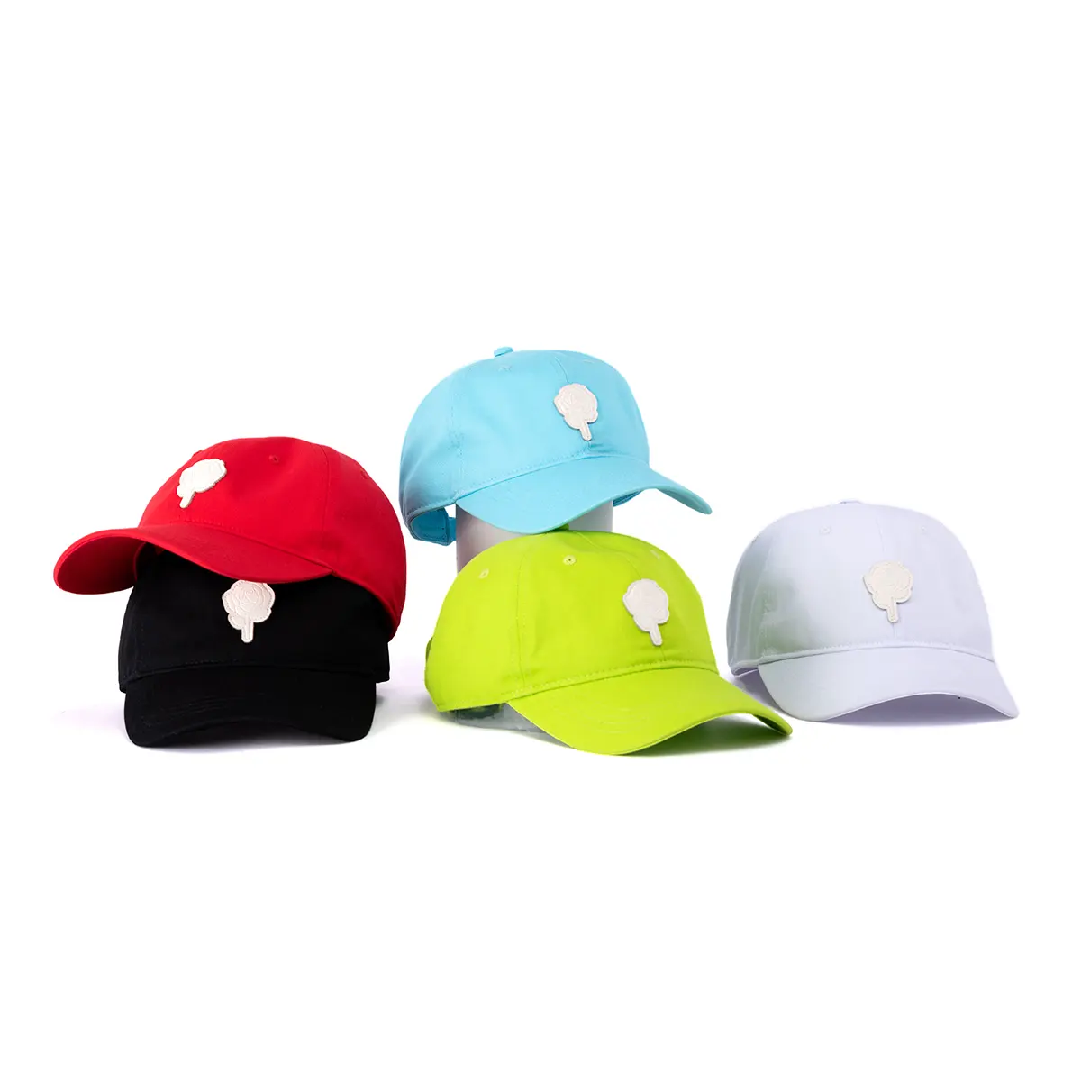新しいデザイン56パネル綿100% お父さん帽子ユニセックスメタルバッジプレーンブランクゴルフメンズキャップスポーツ野球帽カスタムロゴ付き