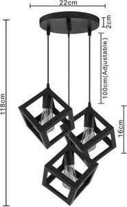 Newly Designed Chandeliers <b>Indoor</b> <b>Lights</b> at Competitive Price with Black Color Hanging Ceiling Pendant <b>Lights</b> - Product Image 3